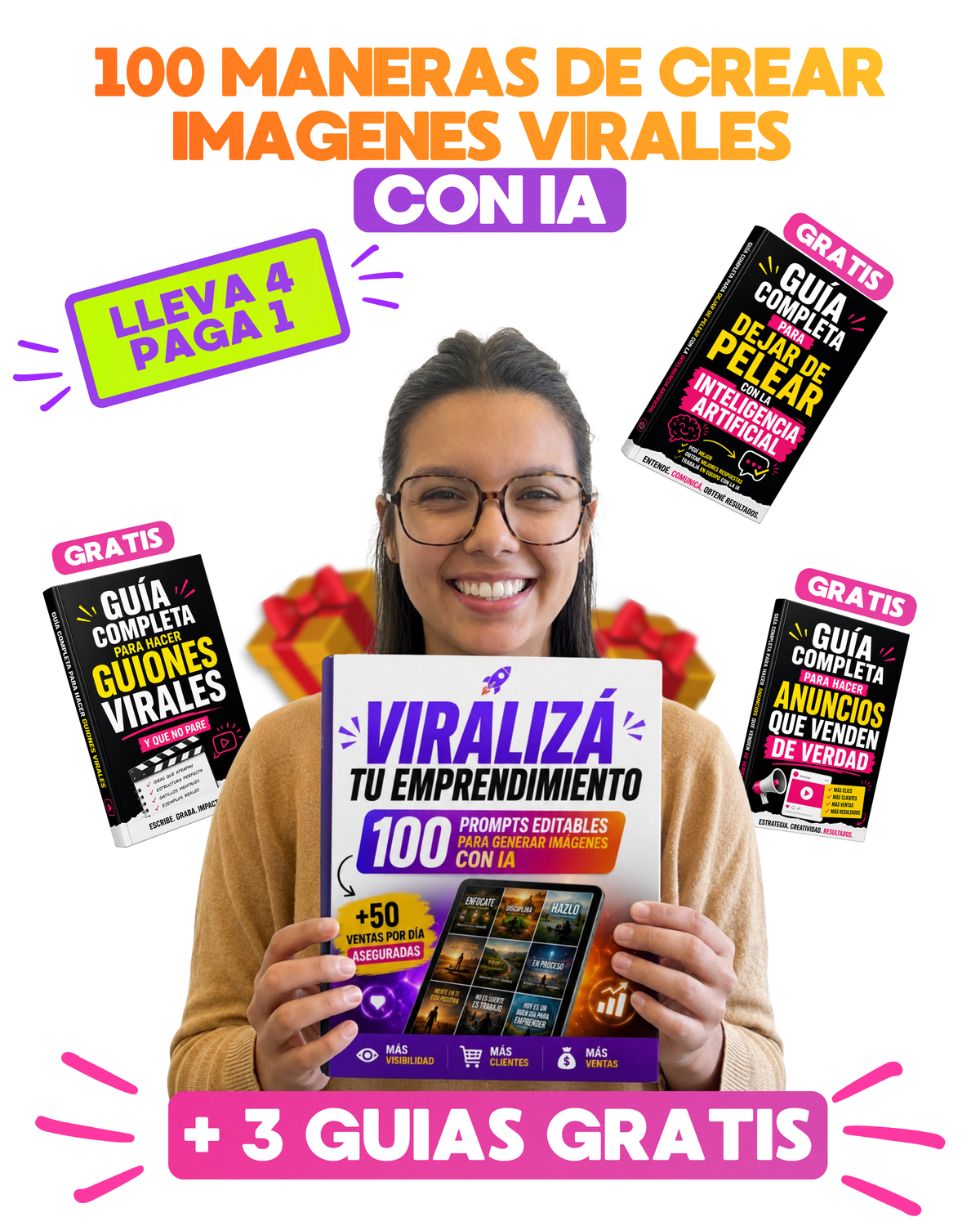 Viralizá Tu Emprendimiento con IA + 3 bonos de regalo